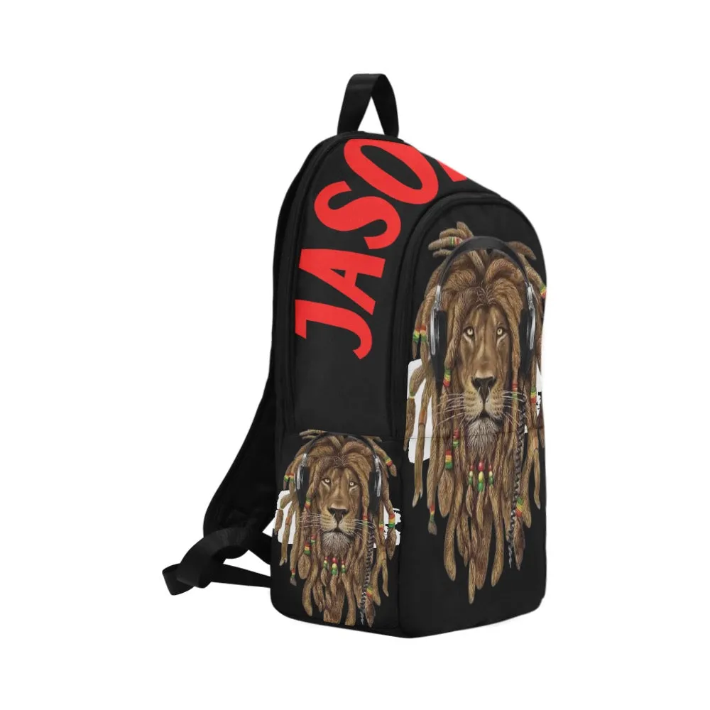 Rasta Lion Backpack and Lunch Bag Set