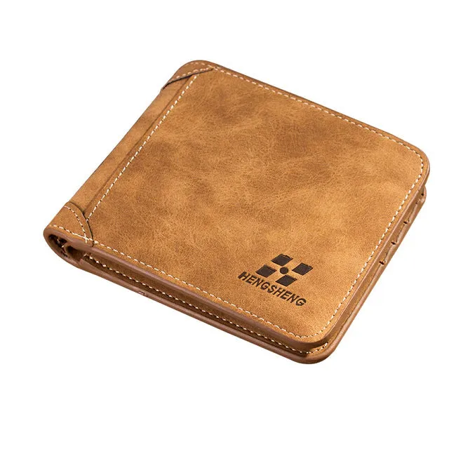 Retro Leather Card Holder for Men