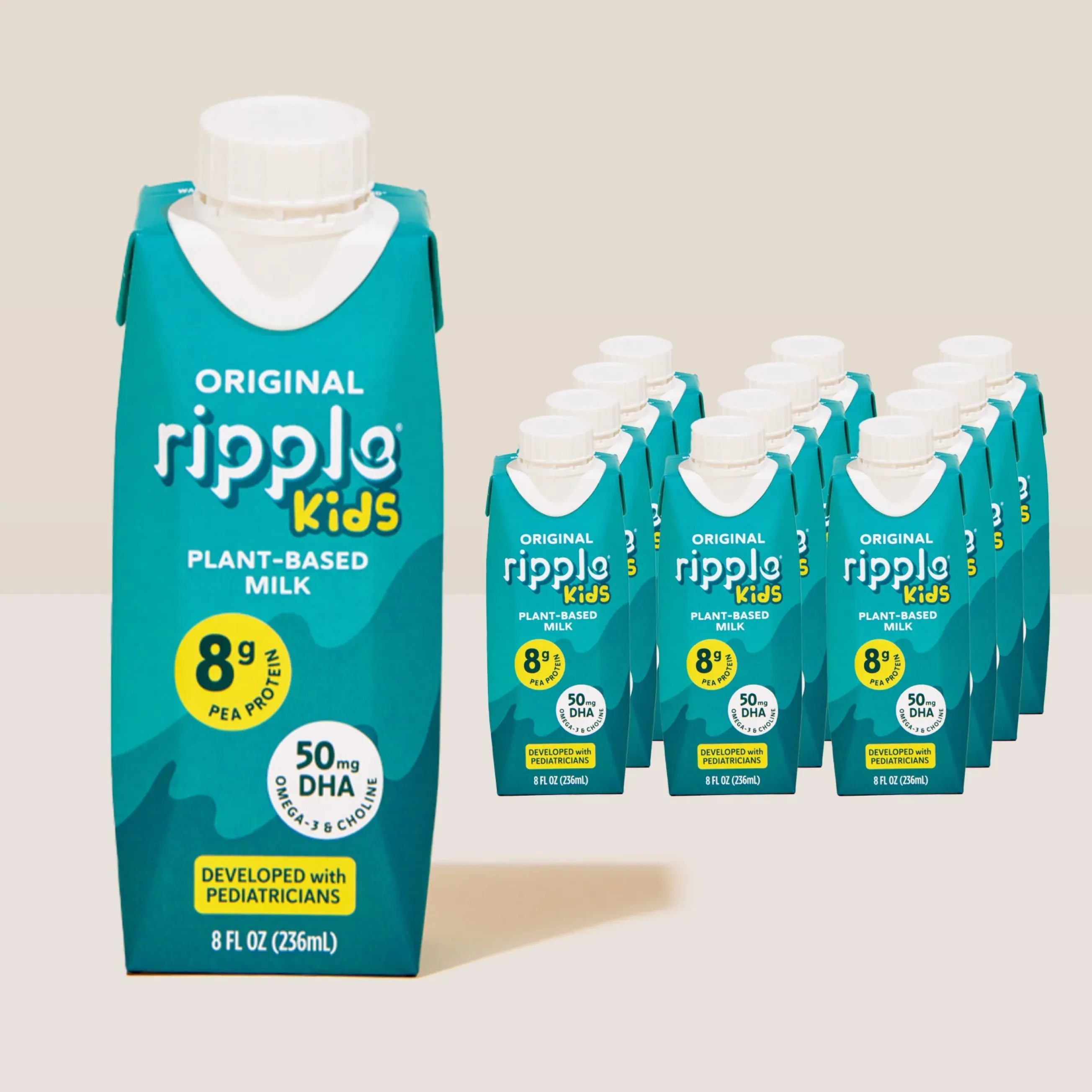 Ripple Kids On-The-Go Original Milk (12-pack)