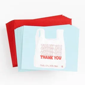 Shopping Bag Thank You Card Set