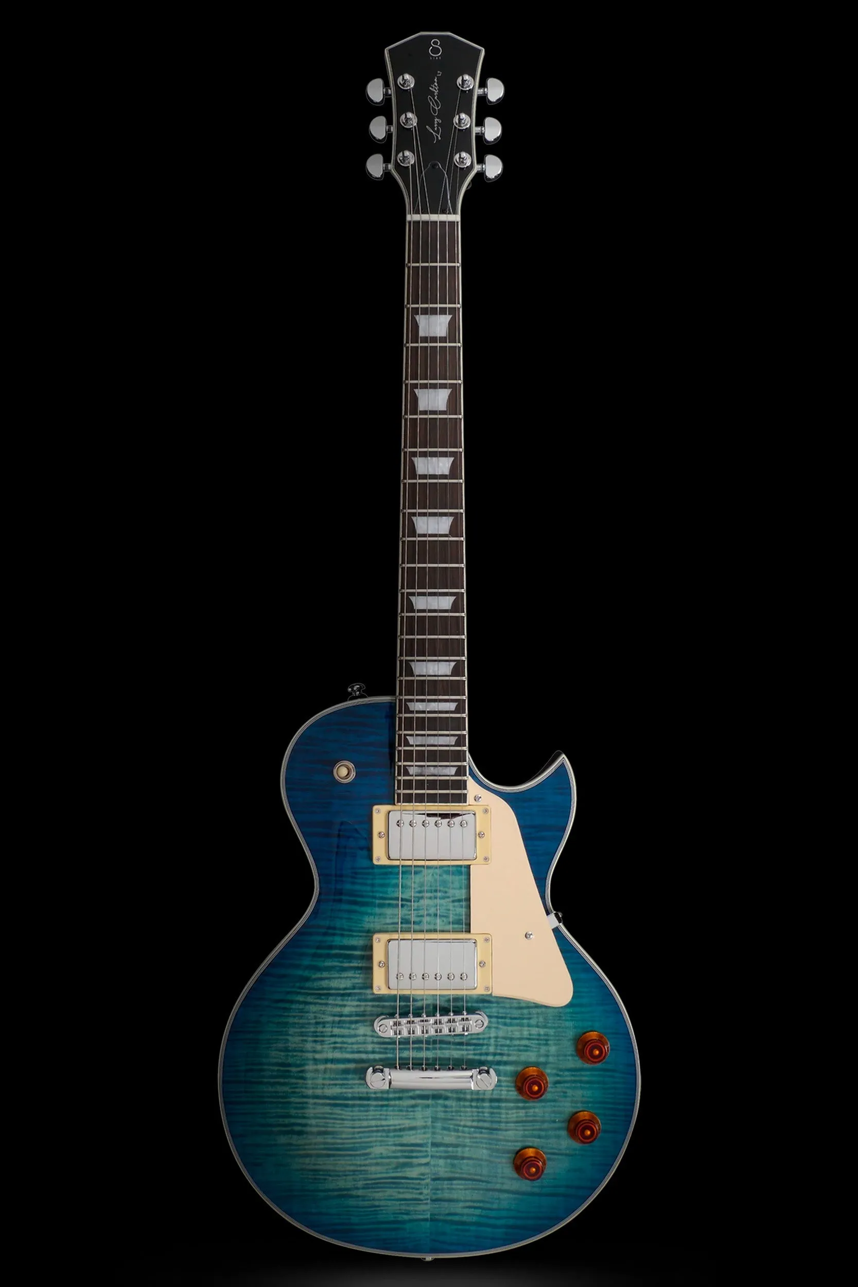 Sire L7 'Trans Blue Flame Top' Larry Carlton Signature Electric Guitar