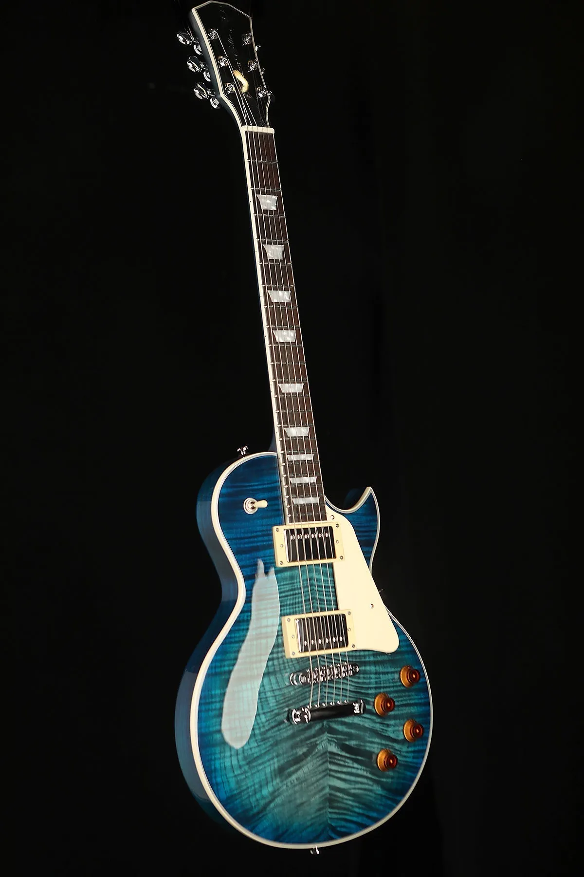 Sire L7 'Trans Blue Flame Top' Larry Carlton Signature Electric Guitar