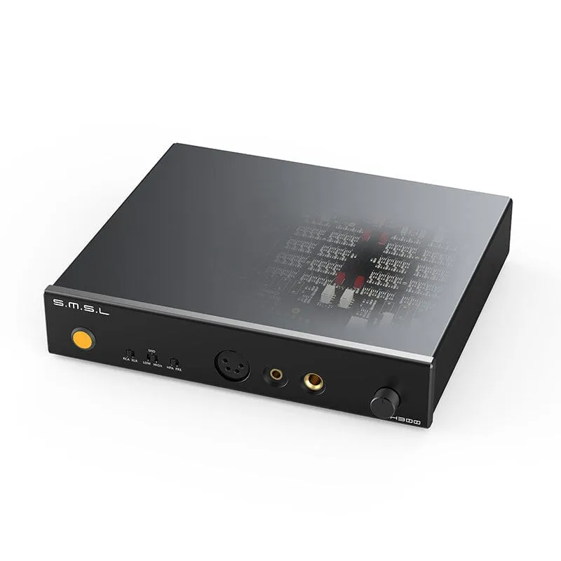 SMSL H300 Hi-Res High Power Output  Headphone Pre-AMP & AMP