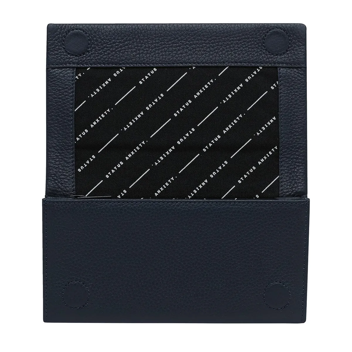 Status Anxiety Nevermind Wallet - Navy Blue