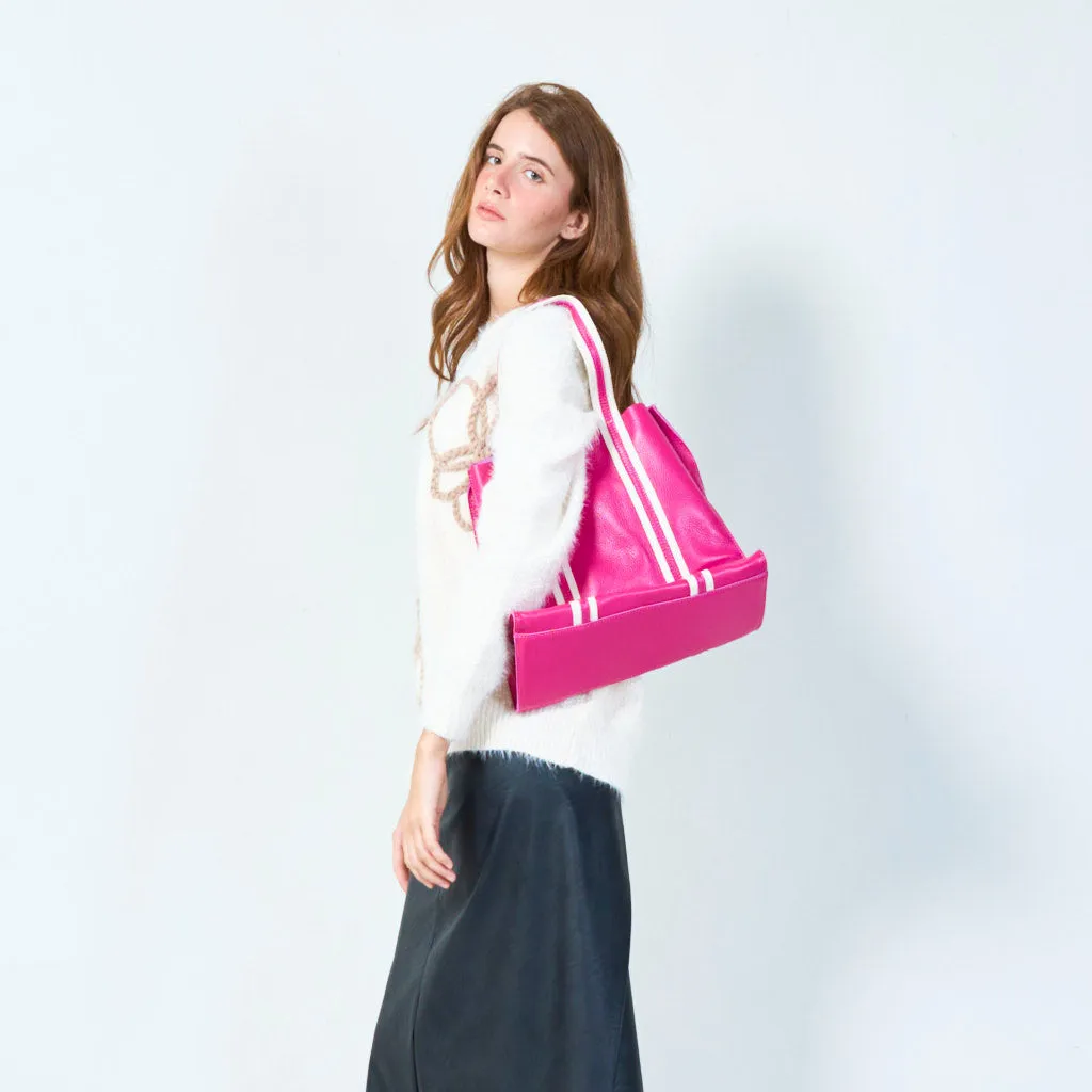 Stylish tote bag with dual handles wholesale