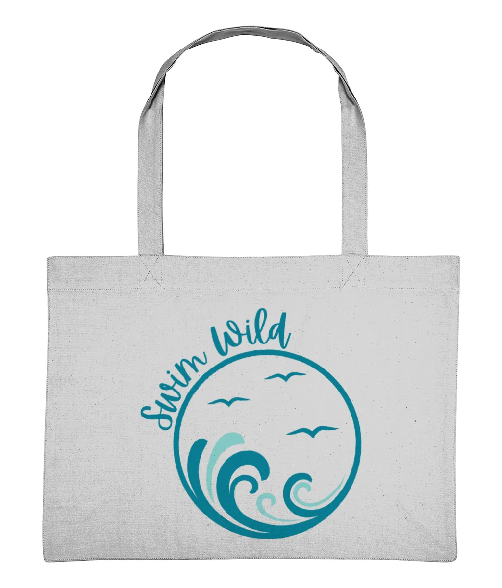 Swim Wild Recycled Cotton Shopping Bag