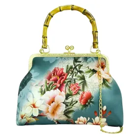 TEEK - Flower Lock Vintage Chain Handbag