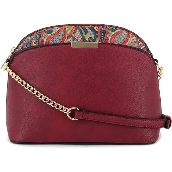 TEEK - Paisley Dome Crossbody Bag