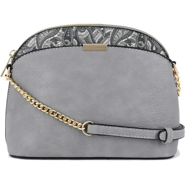 TEEK - Paisley Dome Crossbody Bag