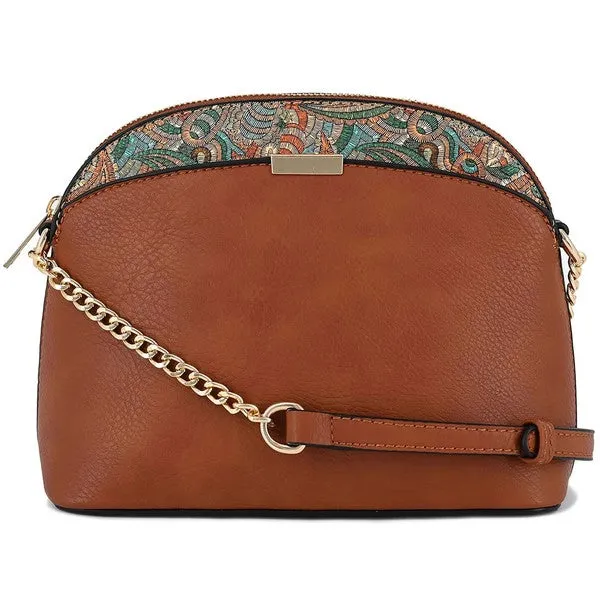 TEEK - Paisley Dome Crossbody Bag