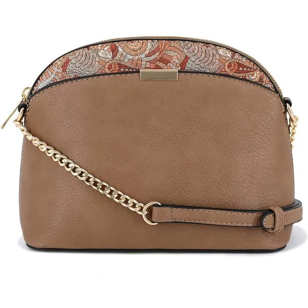 TEEK - Paisley Dome Crossbody Bag