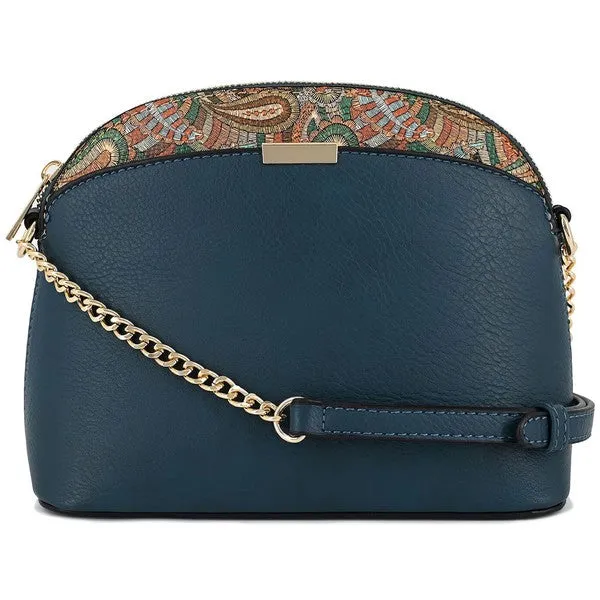 TEEK - Paisley Dome Crossbody Bag