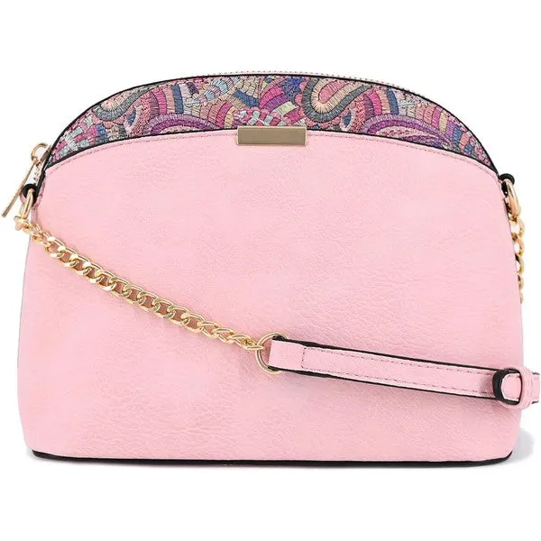 TEEK - Paisley Dome Crossbody Bag