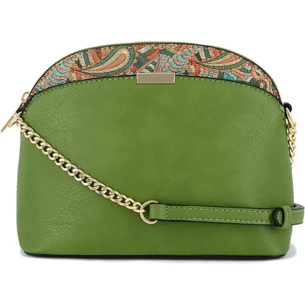 TEEK - Paisley Dome Crossbody Bag