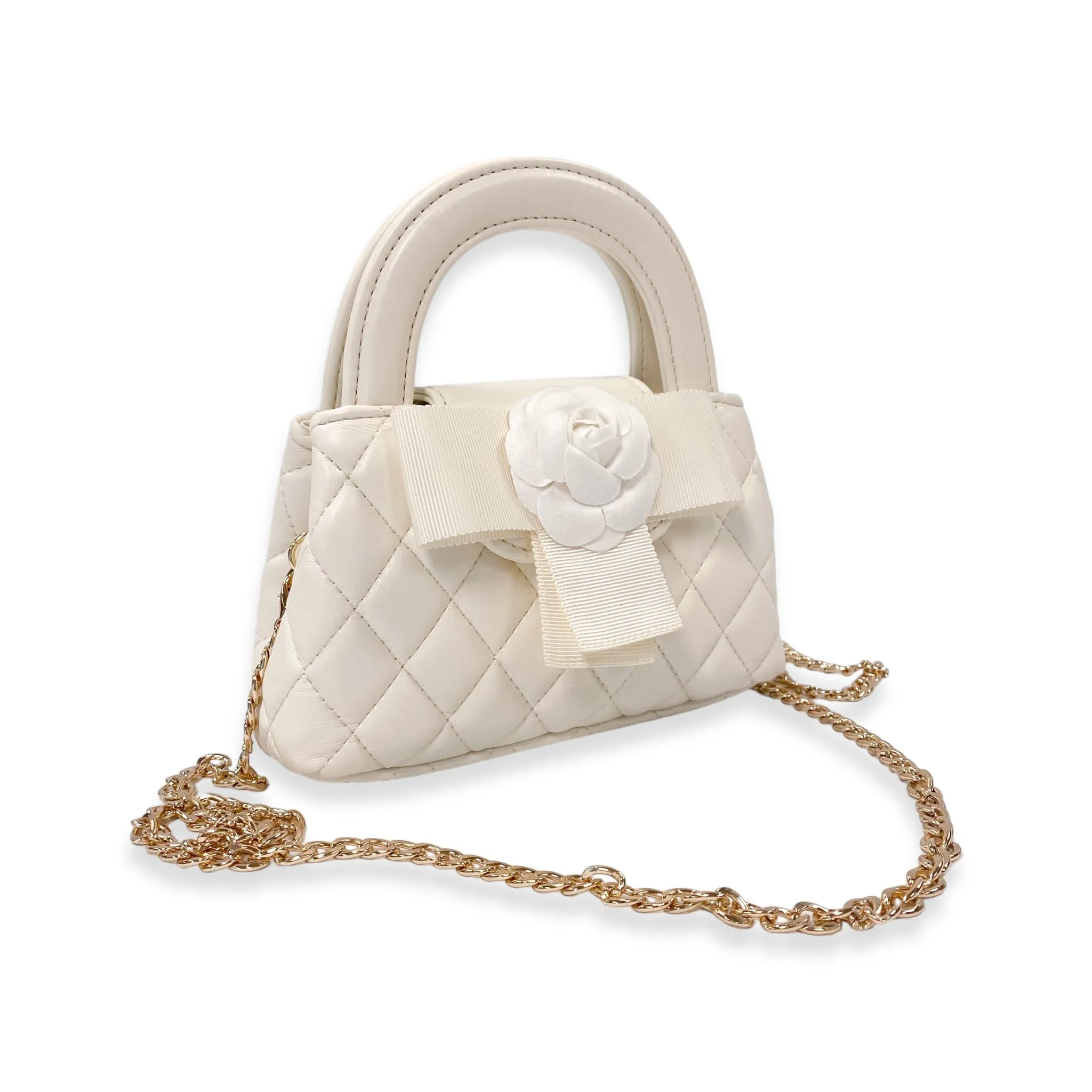 The Lilian Purse in Ivory