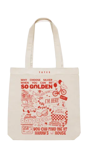 Tote bag mit "So golden" Motiv