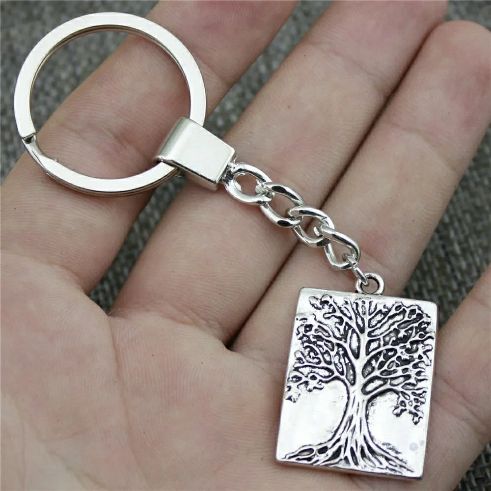 Tree Of Life Keychain Tree Life Pendant Key Chain For Men Women Key Rings