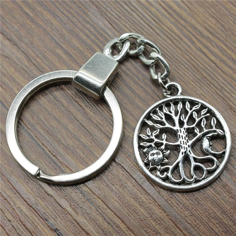 Tree Of Life Keychain Tree Life Pendant Key Chain For Men Women Key Rings