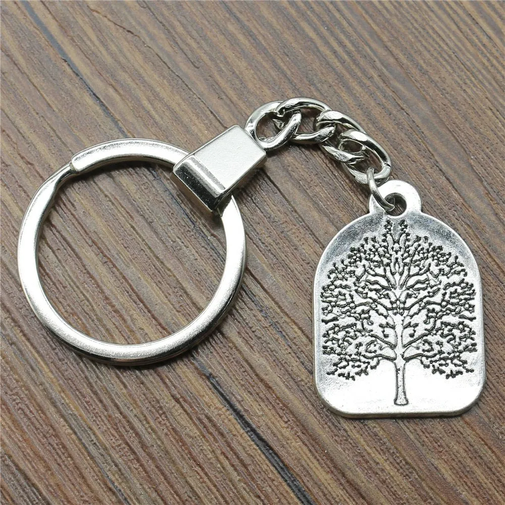 Tree Of Life Keychain Tree Life Pendant Key Chain For Men Women Key Rings