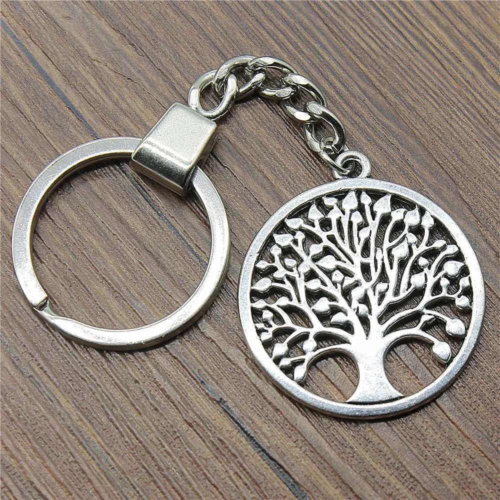 Tree Of Life Keychain Tree Life Pendant Key Chain For Men Women Key Rings