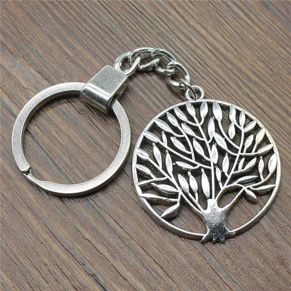 Tree Of Life Keychain Tree Life Pendant Key Chain For Men Women Key Rings