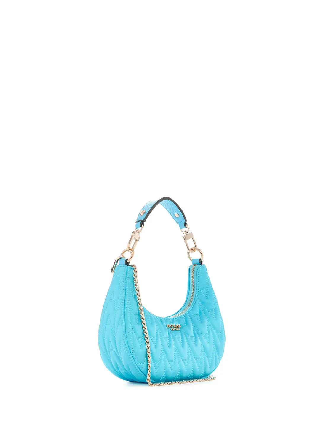 Turquoise Golden Rock Mini Hobo Bag