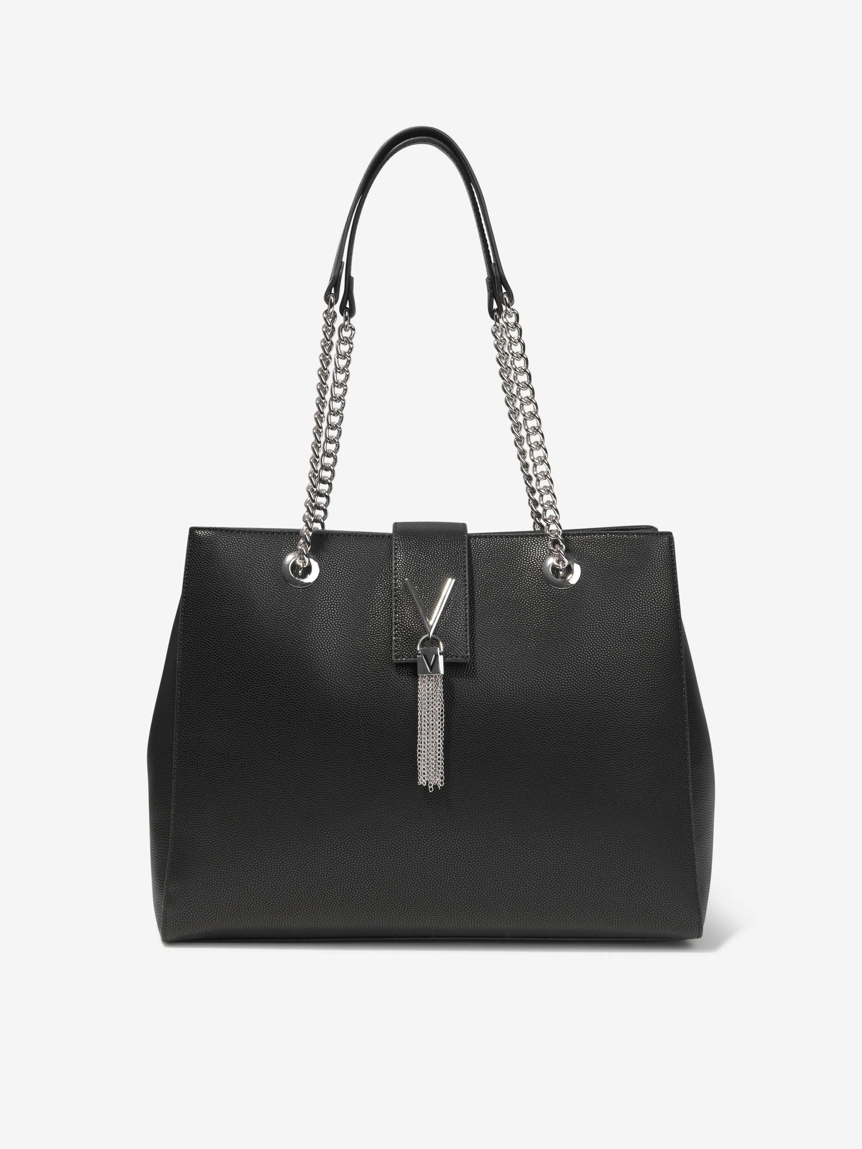 Valentino Girls Divina Shopping Bag in Black (W: 14cm)