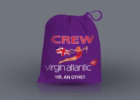 Virgin Atlantic Crew-Personalised Shoe Bag