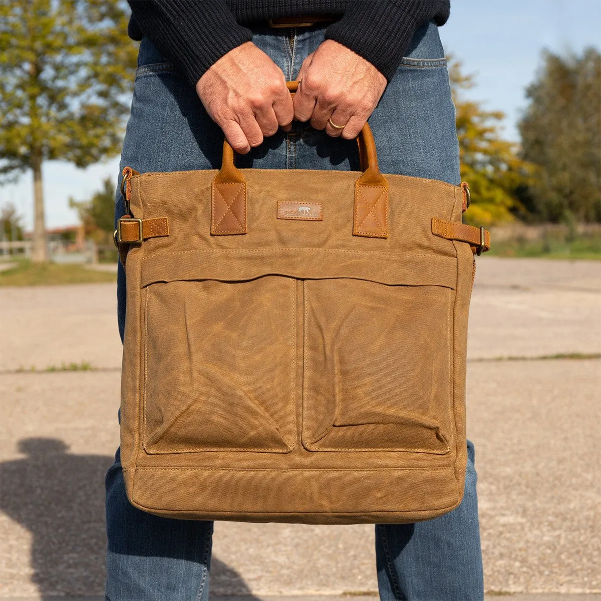 Waxed Canvas Work Bag