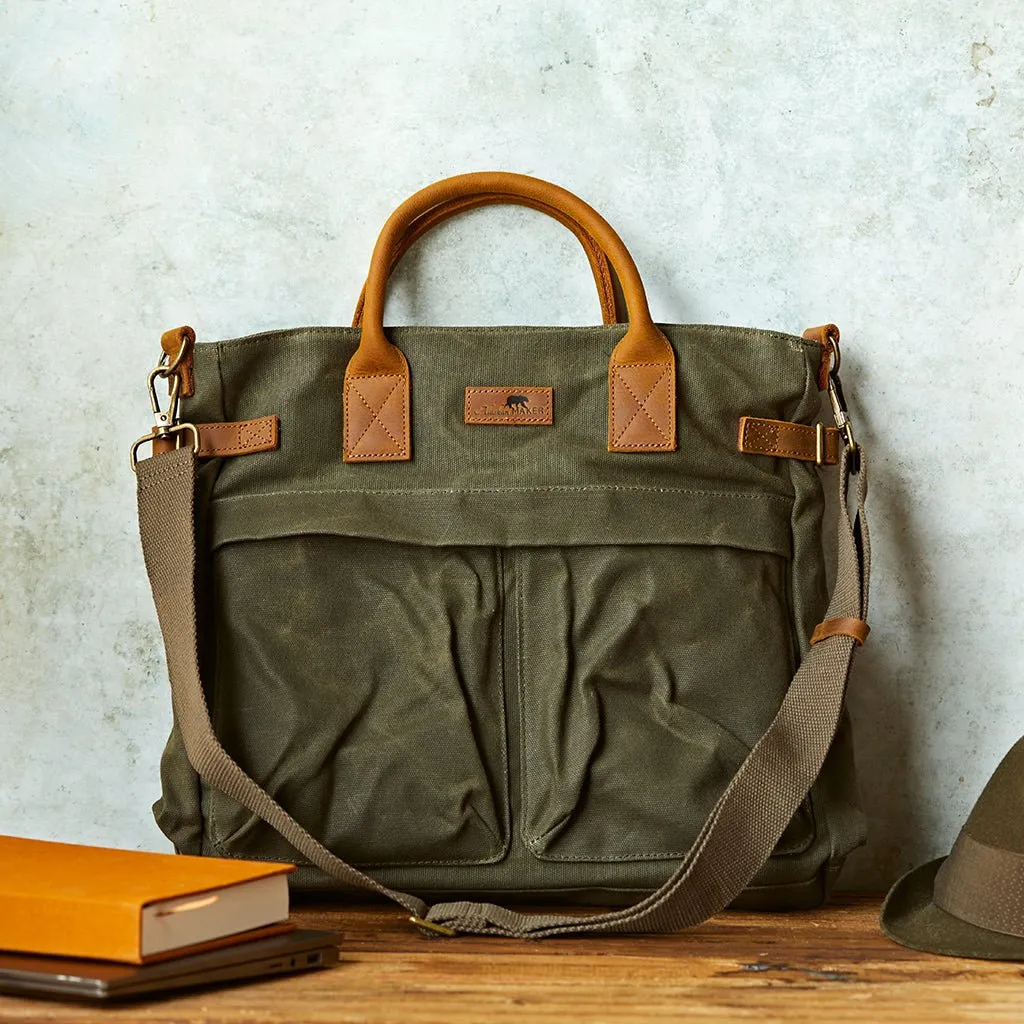 Waxed Canvas Work Bag