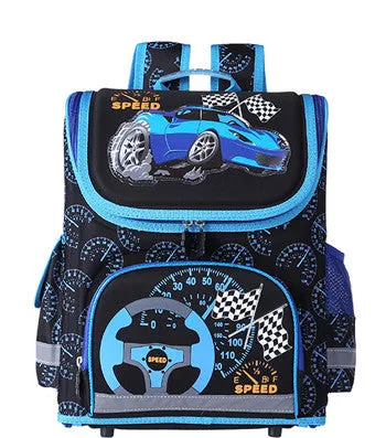 wenjie brother Kids butterfly Schoolbag Backpack EVA Folded Orthopedic Children School Bags For Boys and girls Mochila Infantil