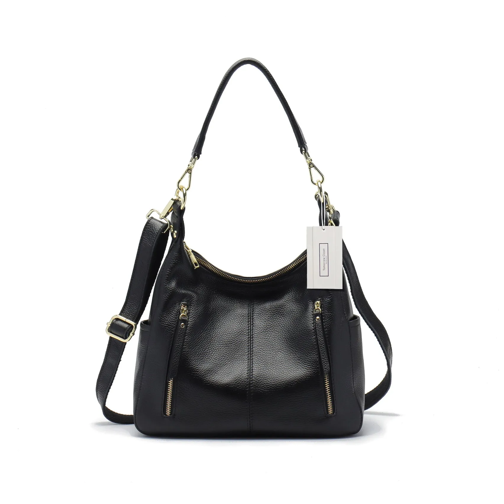 Women's genuine cowhide leather handbag Bora V3 design