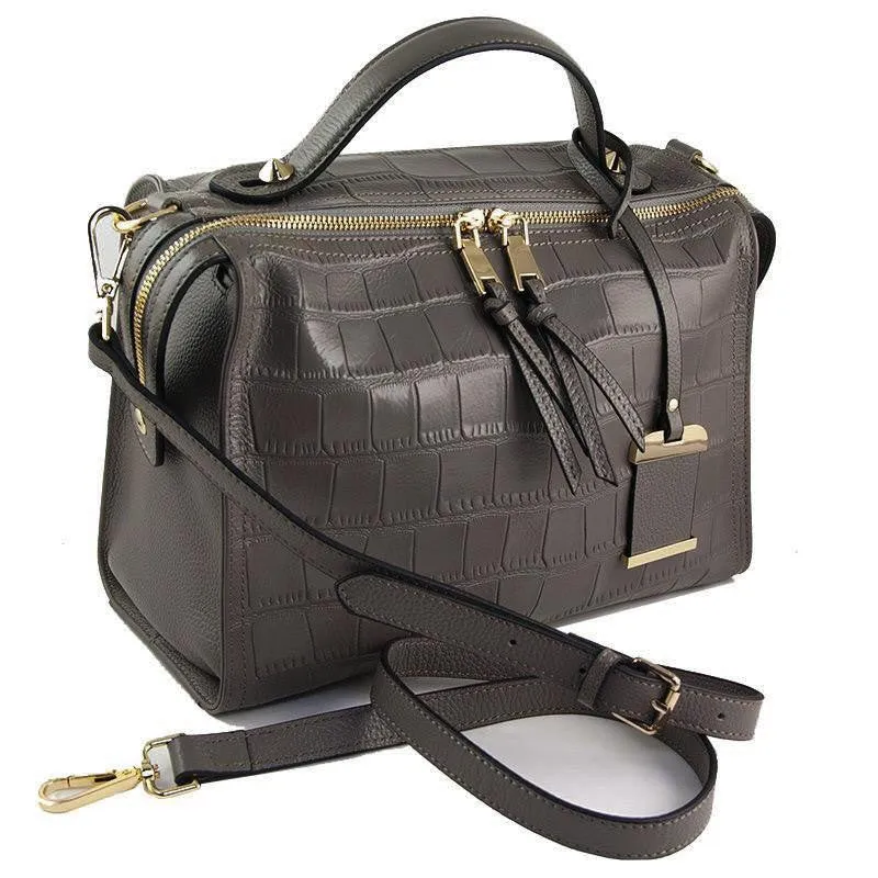 Women's genuine cowhide leather handbag Kabelky design