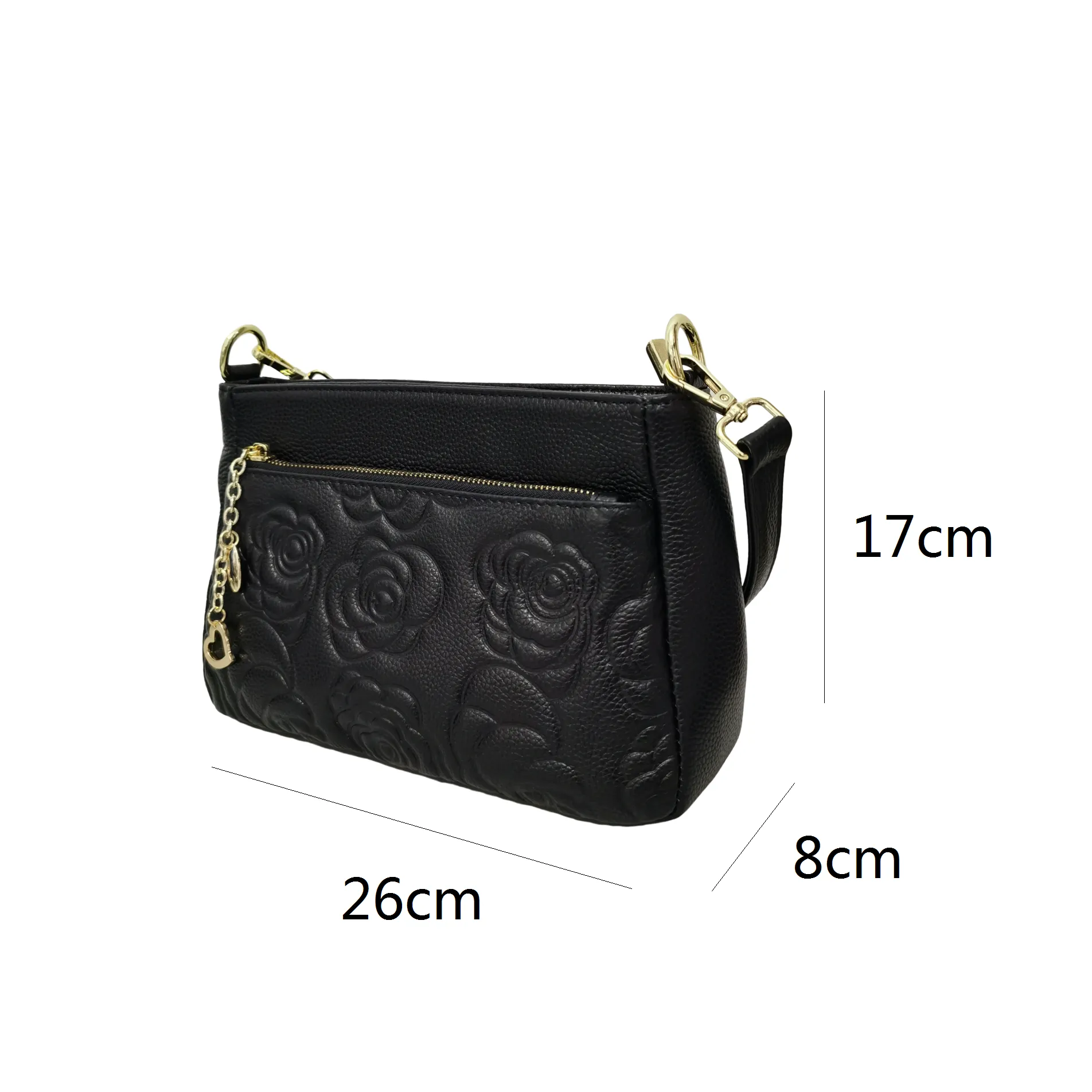 Women's genuine cowhide leather handbag Sternite Floral V2 design