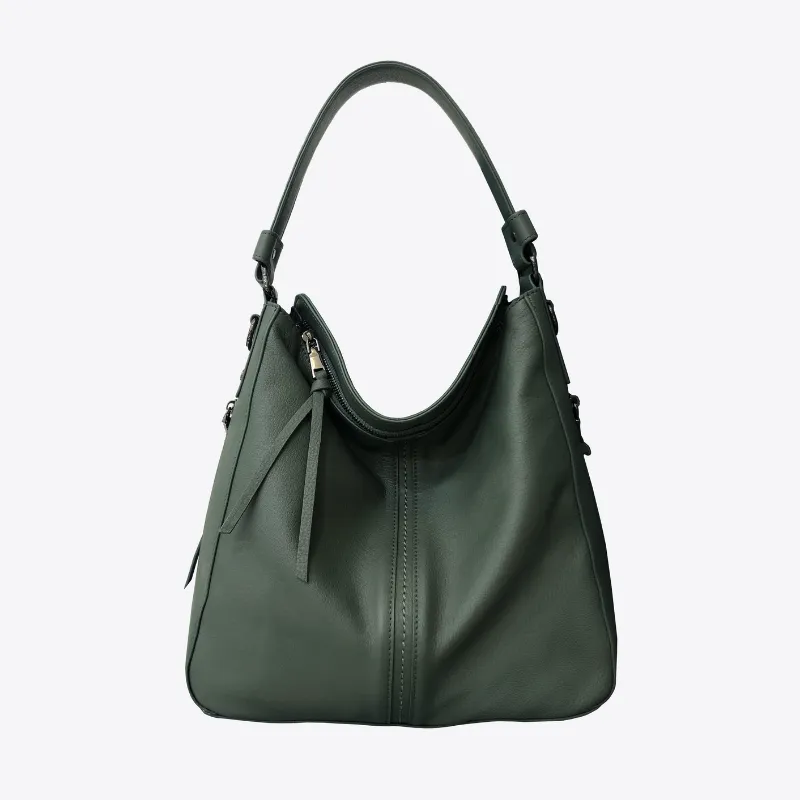 Women's genuine cowhide leather Hobo handbag Dilla V2 design