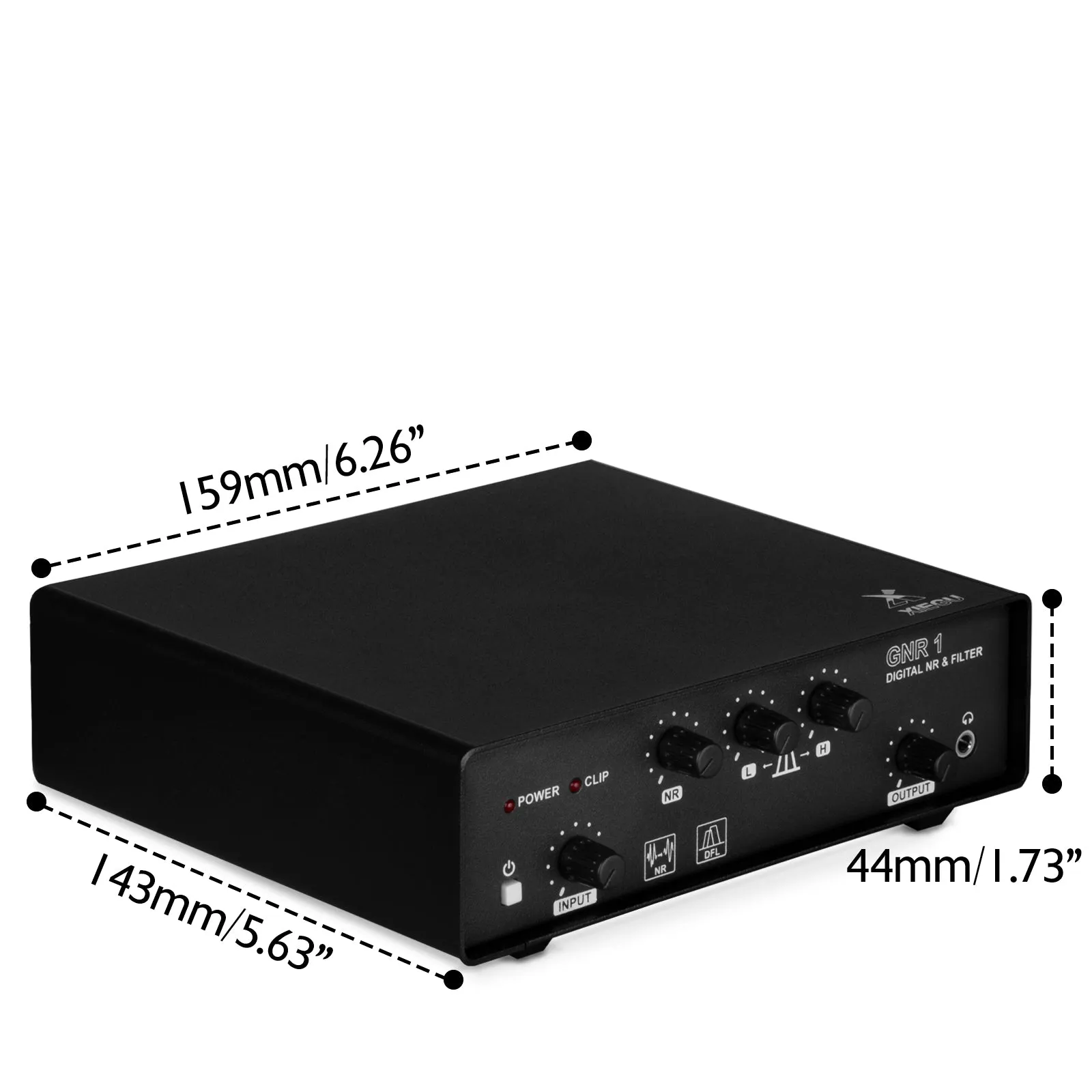 Xiegu GNR1 Digital Audio Noise Filter | Noise Reduction | 22dB | Knob Control