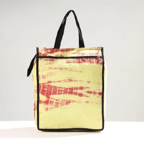 Yellow - Handmade Shibori Tie-Dye Cotton Shopping Bag