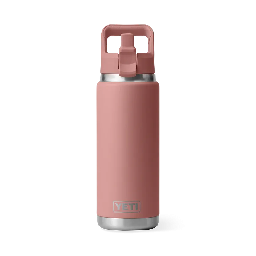 Yeti Rambler 26 Oz Straw Bottle Sandstone Pink