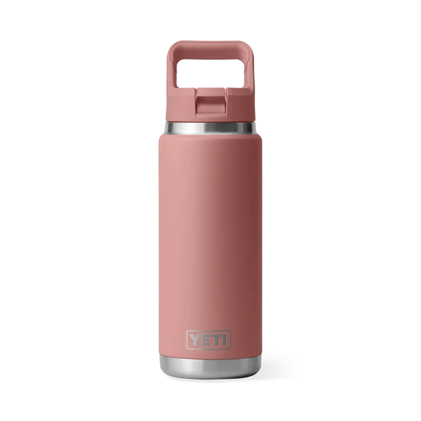 Yeti Rambler 26 Oz Straw Bottle Sandstone Pink