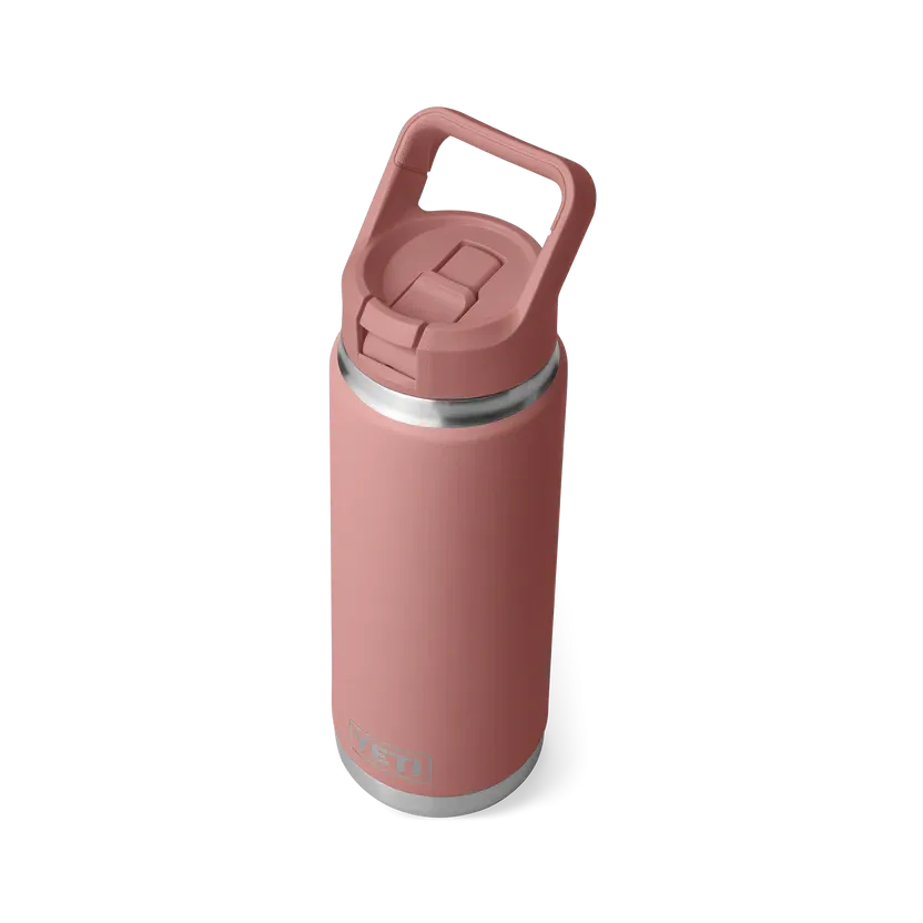 Yeti Rambler 26 Oz Straw Bottle Sandstone Pink