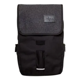 Zildjian Gray Flap Black Laptop Backpack