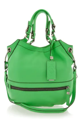 ZOE Green Large Shoulder Bag